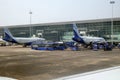 Airbus A320 operated by IndiGo at Kolkata international Airport