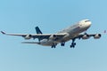 Airbus A340 Plane Royalty Free Stock Photo