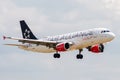 Airbus A320-214 Star Alliance Livery operated by Austrian Airlines on landing
