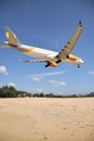 Airbus A330 Thomas Cook landing at Phuket Airport