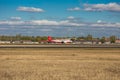 Airbus A340 from the turkish president just arrived at Berlin Airport Royalty Free Stock Photo