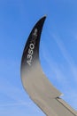 Airbus A350 winglet Royalty Free Stock Photo