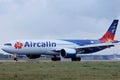 Aircalin on runway Paris Royalty Free Stock Photo