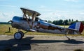 Airco DH.5 airplane with satyr faun playing a pipe image of board