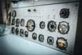 AircrafAircraft control panel.t control panel Royalty Free Stock Photo