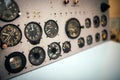 AircrafAircraft control panel.t control panel Royalty Free Stock Photo