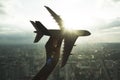 Aircraft Airplane Aviation Transportation Travel Trip Concept Royalty Free Stock Photo