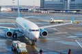 Aircraft Boeing 737 of Pobeda low cost airlines arrived at Vnukovo airport