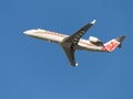 Aircraft 100 Bombardier CRJ-RUSLINE airlines flies