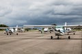 Small Cessna Airplanes On The Apron At Brampton Flight Centre