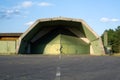 Aircraft bunker Royalty Free Stock Photo