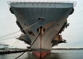 Aircraft Carrier Close-Up Royalty Free Stock Photo