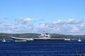 Aircraft carrier cruiser `Admiral Kuznetsov`.