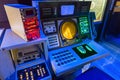 Aircraft carrier navigation equipment. Royalty Free Stock Photo