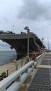 Aircraft carrier white beach Japan