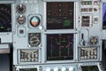 Aircraft cockpit dashboard Royalty Free Stock Photo