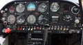 Aircraft Cockpit Instrument Panel Royalty Free Stock Photo
