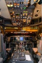 Aircraft cockpit interior