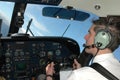 Aircraft cockpit Royalty Free Stock Photo