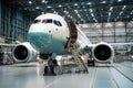 Aircraft construction. Aircraft manufacturing. AI Generated