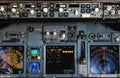 Aircraft Control Panel Royalty Free Stock Photo