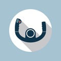 Aircraft Control Wheel Icon Royalty Free Stock Photo