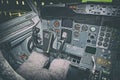 Aircraft dashboard.