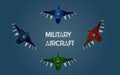 Aircraft Military Army Airforce Vector Art Toys