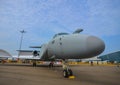 Aircraft on display in Changi, Singapore Royalty Free Stock Photo