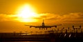 Aircraft dusk landing