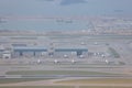 Aircraft Engineering the air shed at Hong Kong International Airport 24 oct 2021 Royalty Free Stock Photo