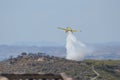 Aircraft Fighting A Bush Fire - Fire Fighters Bush Fores Plane Royalty Free Stock Photo