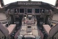 Aircraft flight-deck Royalty Free Stock Photo