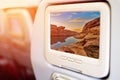 Aircraft In flight entertainment seat-back TV screens