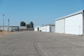 Aircraft hangars, Eagle Airpark, Arizona Royalty Free Stock Photo