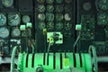 Aircraft instrument panel. Royalty Free Stock Photo