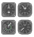 Aircraft instruments set #2