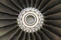 Aircraft jet engine detail Royalty Free Stock Photo