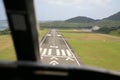 Aircraft landing Royalty Free Stock Photo