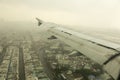 Aircraft landing at Shanghai