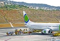 Aircraft loading at the airport