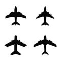 aircraft logo icon  vector illustration template design Royalty Free Stock Photo
