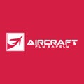 aircraft logo icon  vector illustration template design Royalty Free Stock Photo