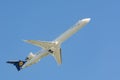 Aircraft of Lufthansa Regional CityLine airlines gains altitude