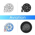 Aircraft maintenance icon