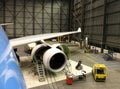 Aircraft maintenance Royalty Free Stock Photo