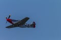 Aircraft Mustang Plane Flying Acrobatics Royalty Free Stock Photo