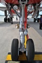 Aircraft Nose Wheel Royalty Free Stock Photo