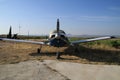 Aircraft parked in aerodrome