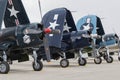 Aircraft parked on display